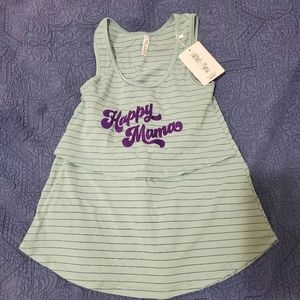 Latched Mama sleeve less nursing g shirt XXS